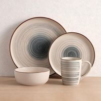 Juego De Vajilla Ceramica Acero.