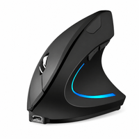 Mouse Recargable Inalambrico Ergonomico Vertical 2.4Ghz, USB 3.0