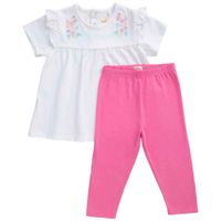 Conjunto Polo + Pantalón de Manga Larga Bebé Niña BABY EUREKA