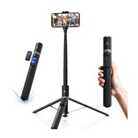 Trípode Selfie Stick 360° con Control Bluetooth Negro - K&F Concept