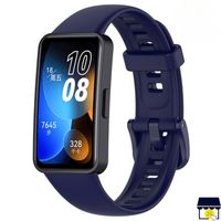 Correa de Silicona para Huawei band 8-9-10 azul marino