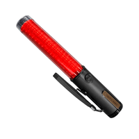 Vara luminosa LED recargable color rojo Opalux