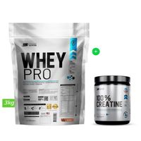 PROTEÍNA WHEY PRO 3 KG CHOCOLATE + CREATINA UNIVERSE NUTRITION