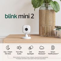 Blink Mini 2: Cámara de seguridad doméstica