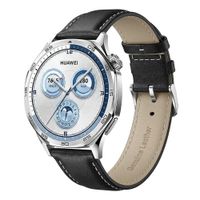 CORREA DE CUERO PARA HUAWEI WATCH SERIE GT-2-3-4-5-6 PRO-SE-E NEGRO