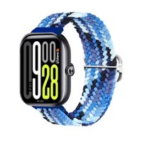 Correa de Nylon Para Xiaomi SmartBand 9 Pro Tricolor Azul