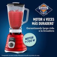 Licuadora clásica Oster® 3 velocidades con perilla ergonómica BLST4126R