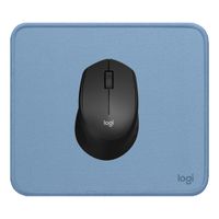 COMBO LOGITECH MOUSE M280 NEGRO Y PAD MOUSE  200X230 AZUL GRIS