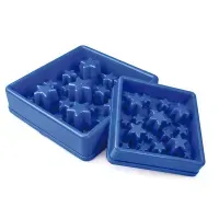 Eat Slow Live Longer Plato Comedero Antiestres ""S"" - Azul