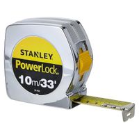 WINCHA POWERLOCK 10 metros 33-463S cinta metrica 1X10MT - STANLEY