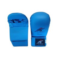 Guantes Karate Talla S Azul Tkd Thai Fitbox Kickboxing Importado