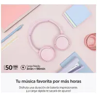 Sony Audífonos Inalámbricos Wh-ch520 Color Rosa - MEGA IMPORT