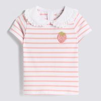 Polo Manga Corta Bebé Niña Rayas Bord Baby Circus