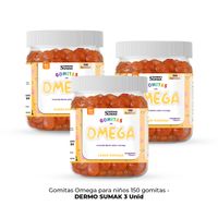 Gomitas Omega Niños 150 Gomitas - Dermo Sumak 3 Unidades