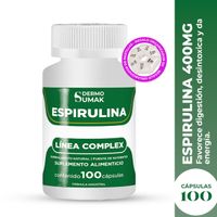 Espirulina Complex 400Mg  100 Cap Dermo Sumak + Pastillero