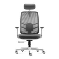 Silla de Oficina Ejecutiva Ergonómica Link Color Gris