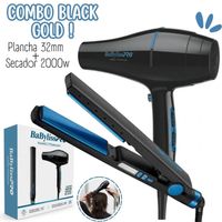 Combo BabylissPro Edicion Ilimitada Plancha Blue Black + Secador Nano Blue – BBLPP4PE