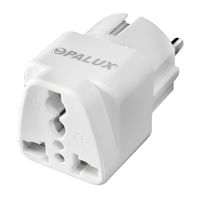 Adaptador Enchufe Multiple Redondo Opalux