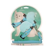 Arnés Alas De Ángel Para Gatos O Cachorros Celeste Talla S