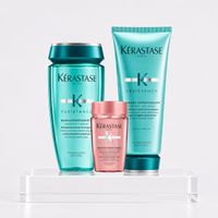 Kerastase resistance pack fortalecimiento shampoo 250 ml + acondicionador 200 ml + travel