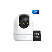 Camara Seguridad Wifi Ezviz C6N G1 2K 3MP + Micro SD 128GB De Lente 350° Uso Interior