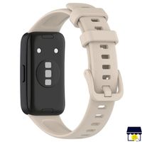 Correa de Silicona para Huawei band 8-9-10 crema