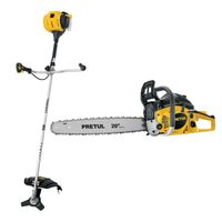 Motosierra 20"" + Desmalezadora a gasolina Pretul