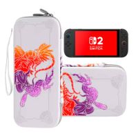 Estuche para Nintendo Switch 2 Rígido Eva con Sujetador Scarlet Blanco