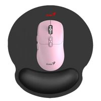 COMBO GENIUS MOUSE NX-8080S ROSADO Y PAD MOUSE G-WMP 100 C/DESCANSADOR