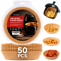 Papel Antiadherente Para Freidora De Aire Air Fryer 50 Unidades
