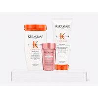 Kerastase nutritive pack hidratación shampoo 250 ml + acondicionador 200 ml + travel