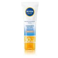 NIVEA Sun Face Shine Control Cream  FPS50 50ML Medium
