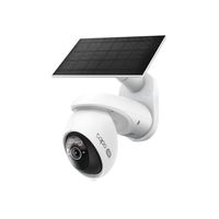 Kit de cámara de seguridad Pan/Tilt alimentado por energía solar - MEGA IMPORT