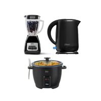 Licuadora Oster BLSTKAGBPB053 1.5L + Olla arrocera Oster - CKSTRCB10DFBLK-053 1.8 L + Hervidor Oster