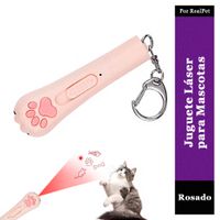 Láser Juguete Interactivo para Gato y Perro Rosado