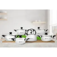 Set de Ollas Facusa Clásica 12PZS + Tetera 3LT - OFERTA