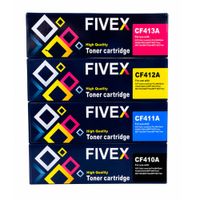Kit de Toner FIVEX 410A CMYK M477fdw M452nw M377dw