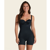 Body busto libre de control fuerte efecto levanta cola - Negro Talla S