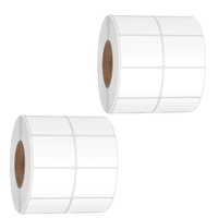 Etiquetas Termica Adhesiva 3x2cm 2 Columnas Pack 2 Rollos