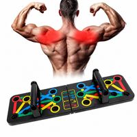 Tabla Push Up Multifuncional Plegable Con Mangos Fitness