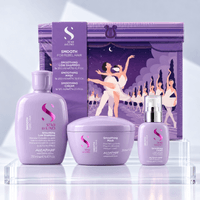Alfaparf milano semi di lino smooth pack shampoo 250 ml + mascarilla 200 ml + crema 125 ml