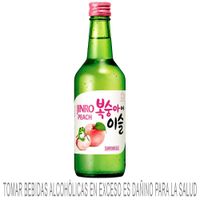 Soju JINRO Peach Botella 360ml