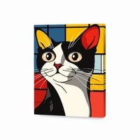 Pintar Por Números Bigotes Vanguardista