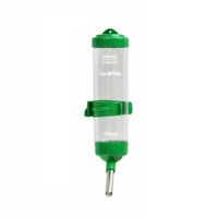 Bebedero de botella para hamster con válvula 125ml verde