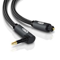Cable Mini TOSLINK SPDIF Optico PREMIUM (1m) Tv macBook PRO