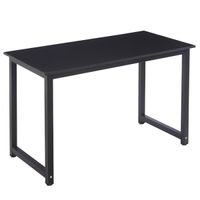 Escritorio Fijo de Melamina Essential - Negro