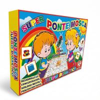 Juego Didáctico Súper Ponte Mosca con Fichas Desglosables – Juego Educativo de Concentración y Agili