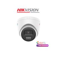 Cámara Seguridad Hikvision DS-2CE72DF0T-LPXTS 2MP Domo ColorVu Audio Bidireccional Sirena