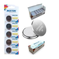 Caja de Pilas de Litio 3V Beston CR2032 100 Unidades pila tipo boton