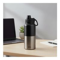 BOTELLA TOMATODO DE 1 LT ACERO INOXIDABLE INSULADA BLACK WAYU